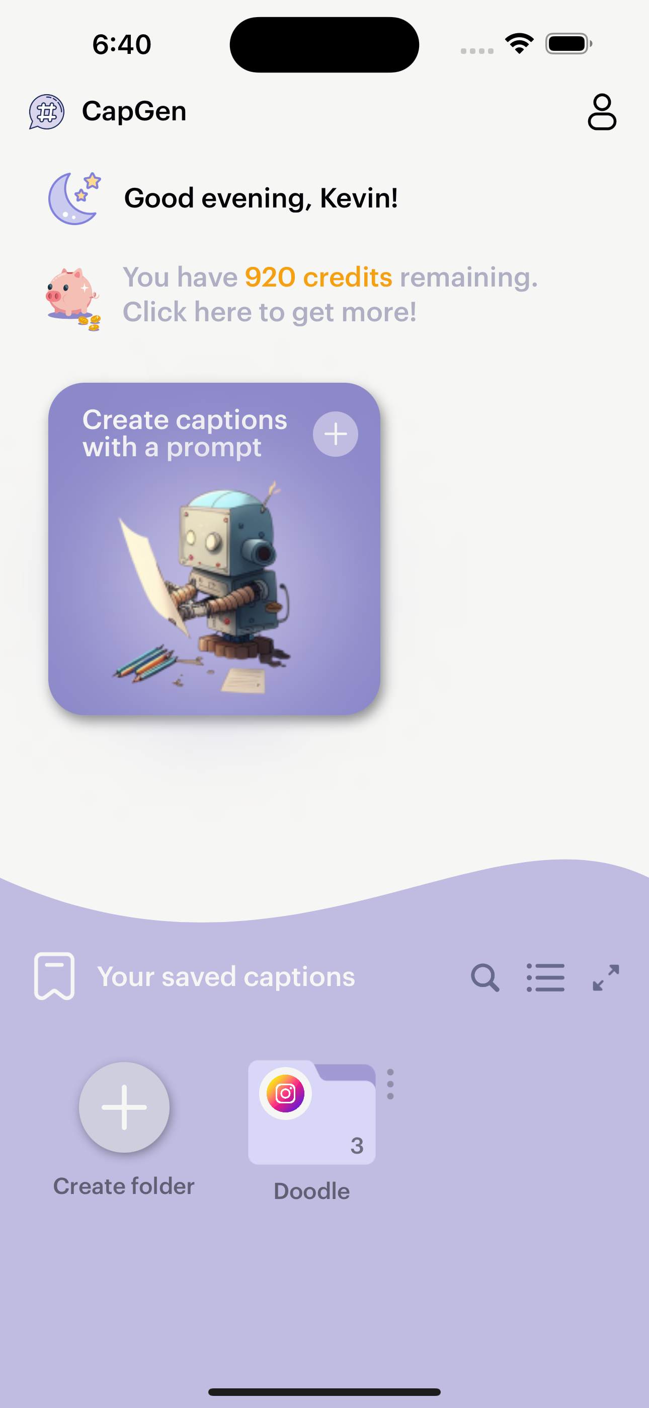 Dive into the UI 🌊 - Effortlessly manage captions with our sleek, user-friendly interface!